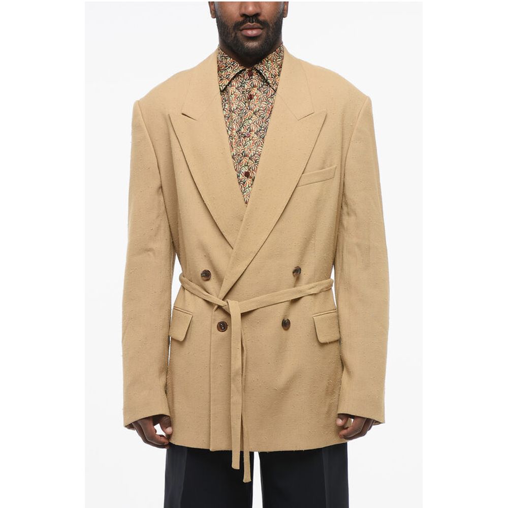 Dries Van Noten Double-breasted BISHOP Blazer with Belt