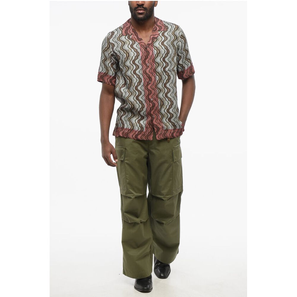 Dries Van Noten Geometric Patterned CARLTONE Chiffon Shirt