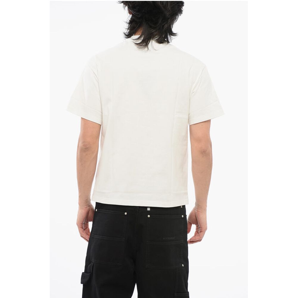 Etro Crew Neck Cotton T-Shirt with Front Print