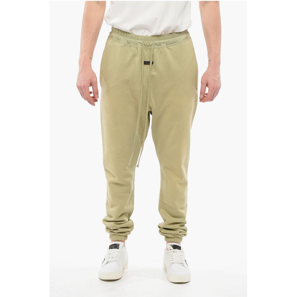 Fear Of God Fleeced Cotton Sweatpants with Nylon Detail