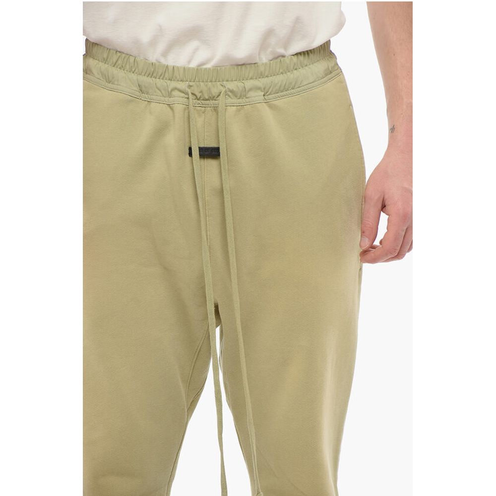 Fear Of God Fleeced Cotton Sweatpants with Nylon Detail