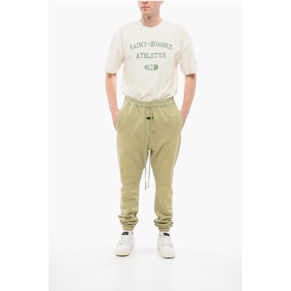 Fear Of God Fleeced Cotton Sweatpants with Nylon Detail