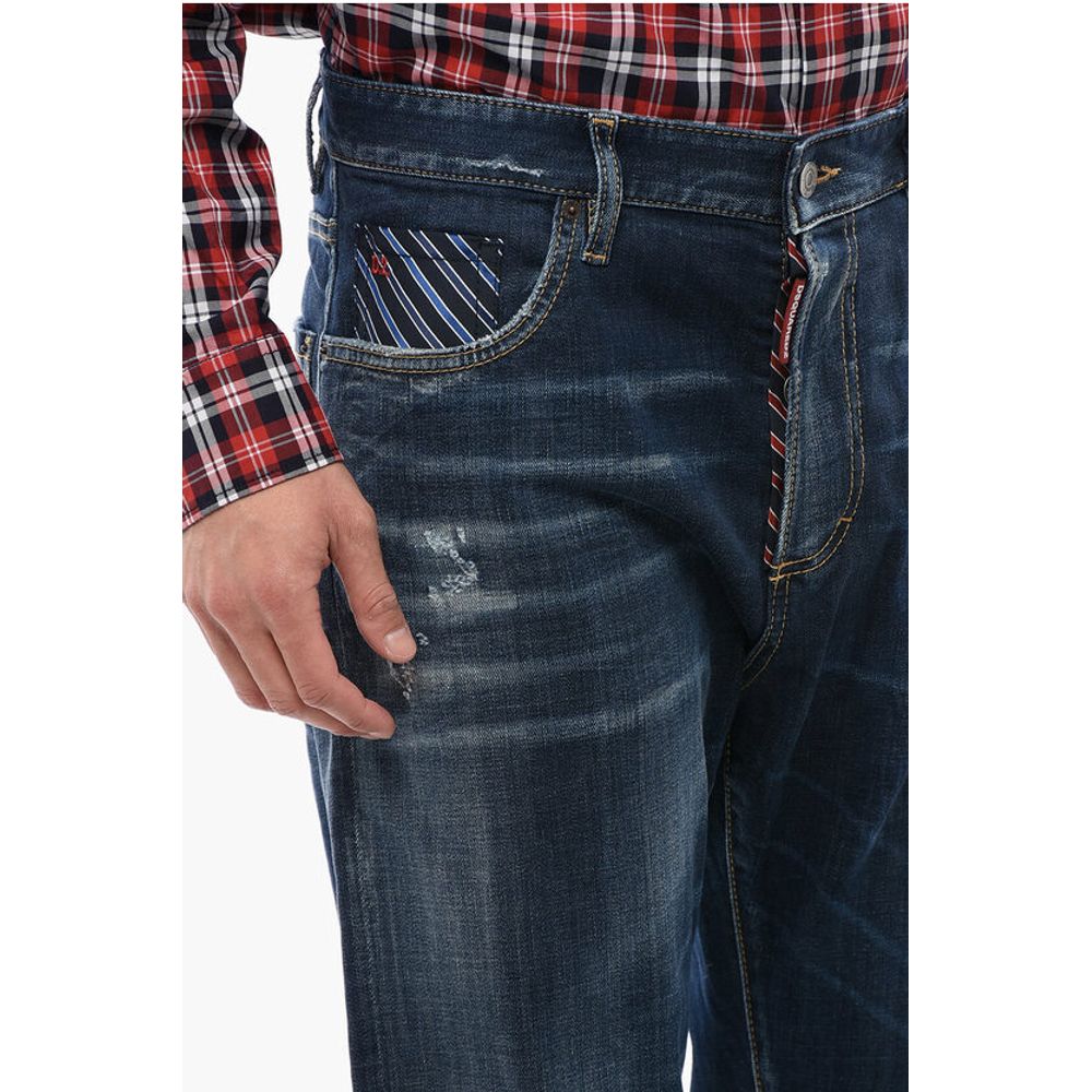 Dsquared² Regular Fit 642 Jeans With Patch Pocket 20 cm