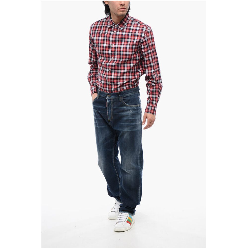 Dsquared² Regular Fit 642 Jeans With Patch Pocket 20 cm