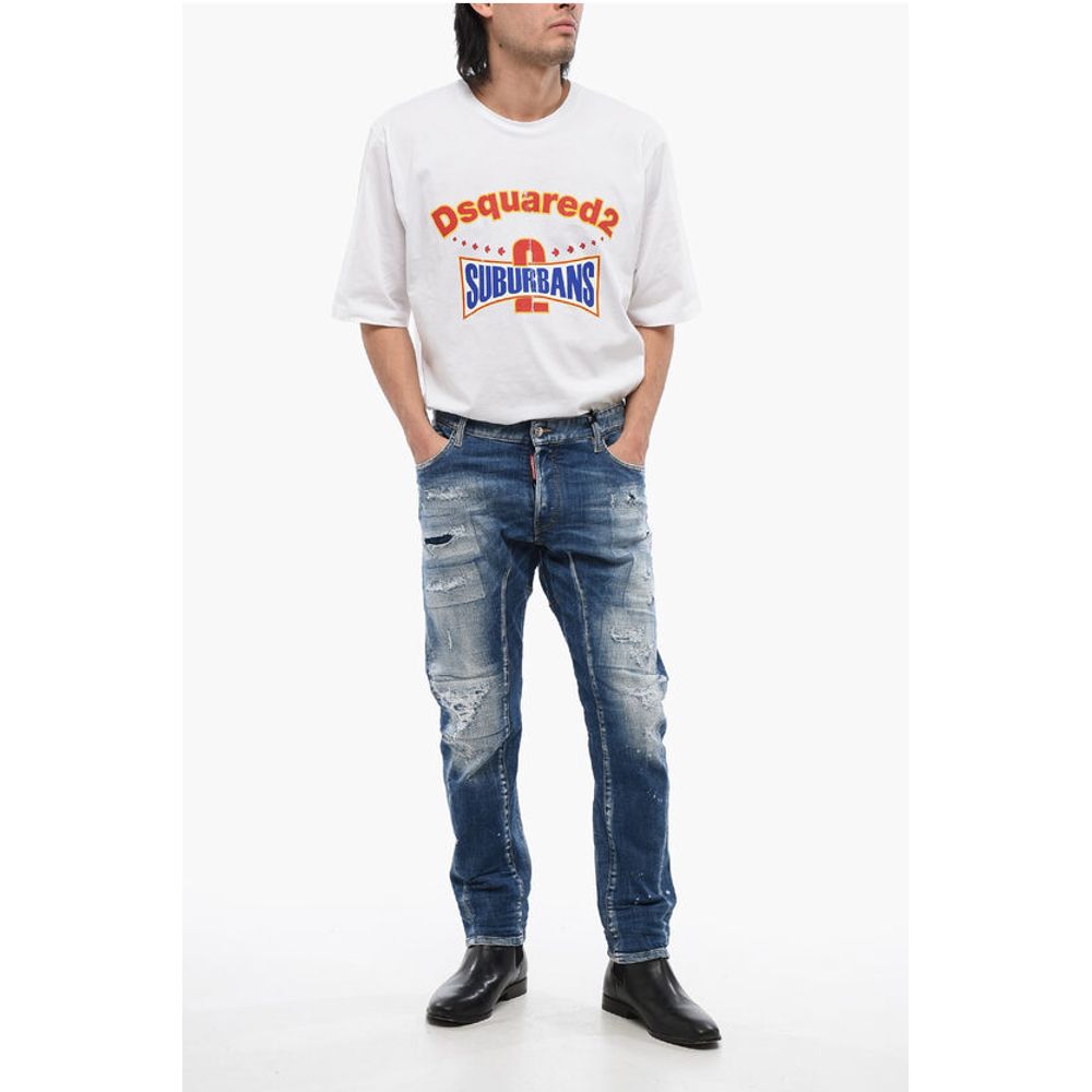 Dsquared² Distressed Effect TIDY BIKER Jeans 18 cm