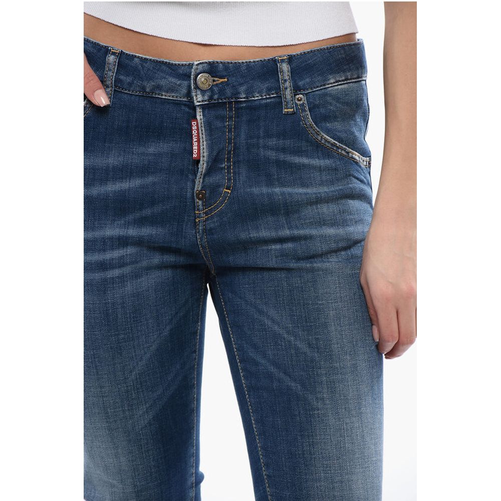 Dsquared² Mid Washed Cool Girl Fit Denims 15cm
