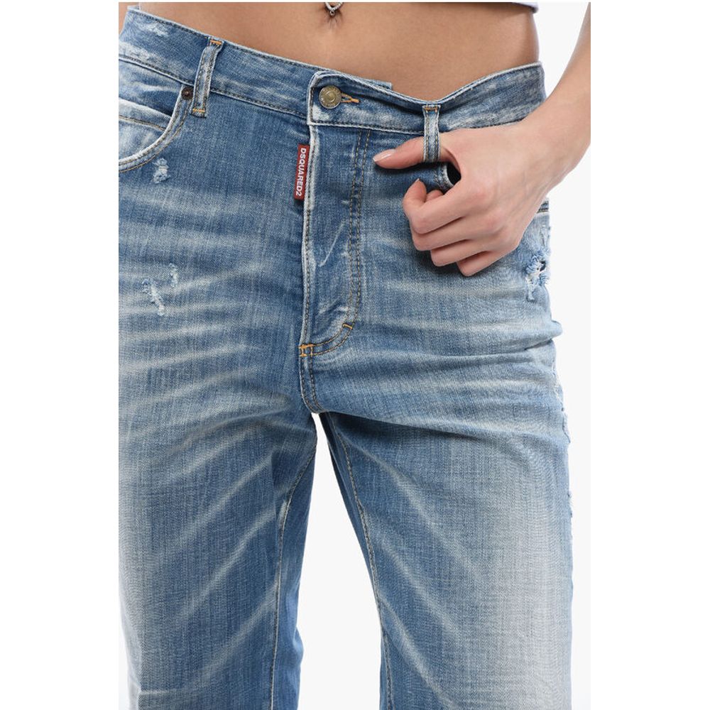 Dsquared² Mid Wash Roadie Fit Denims 23cm