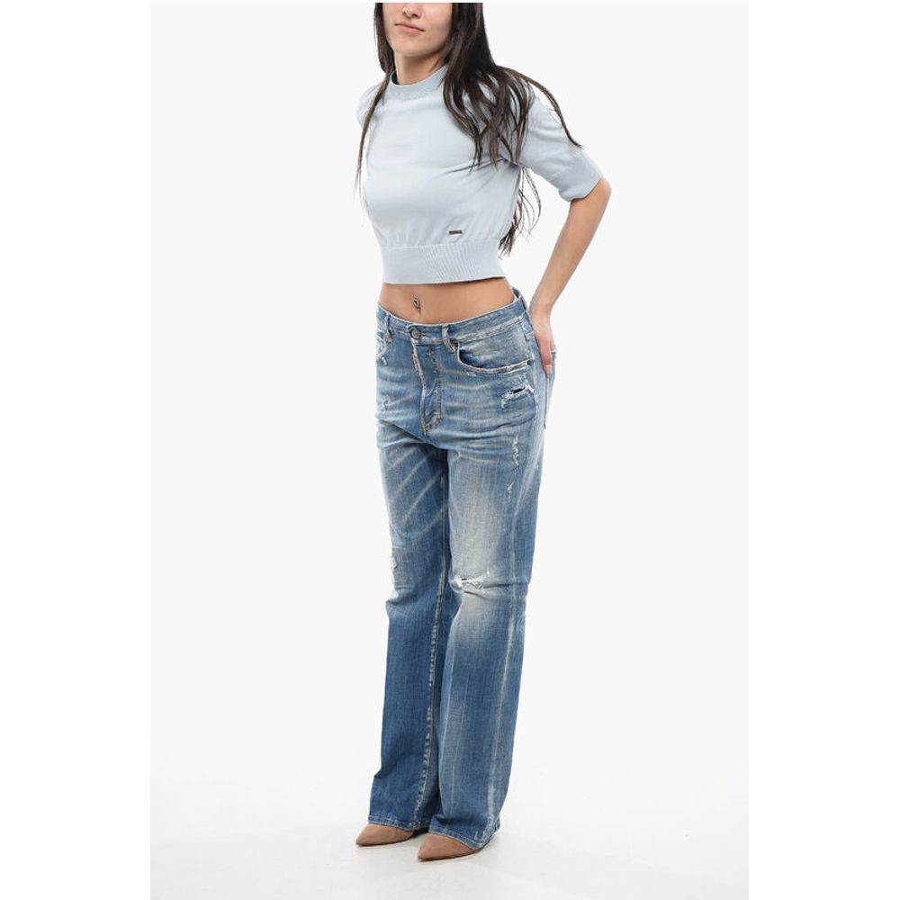 Dsquared² Mid Wash Roadie Fit Denims 23cm