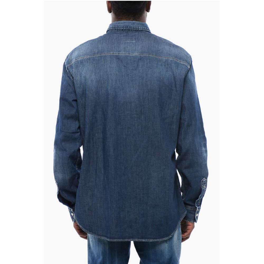 Dsquared² Chambray Relaxed Fit Shirt
