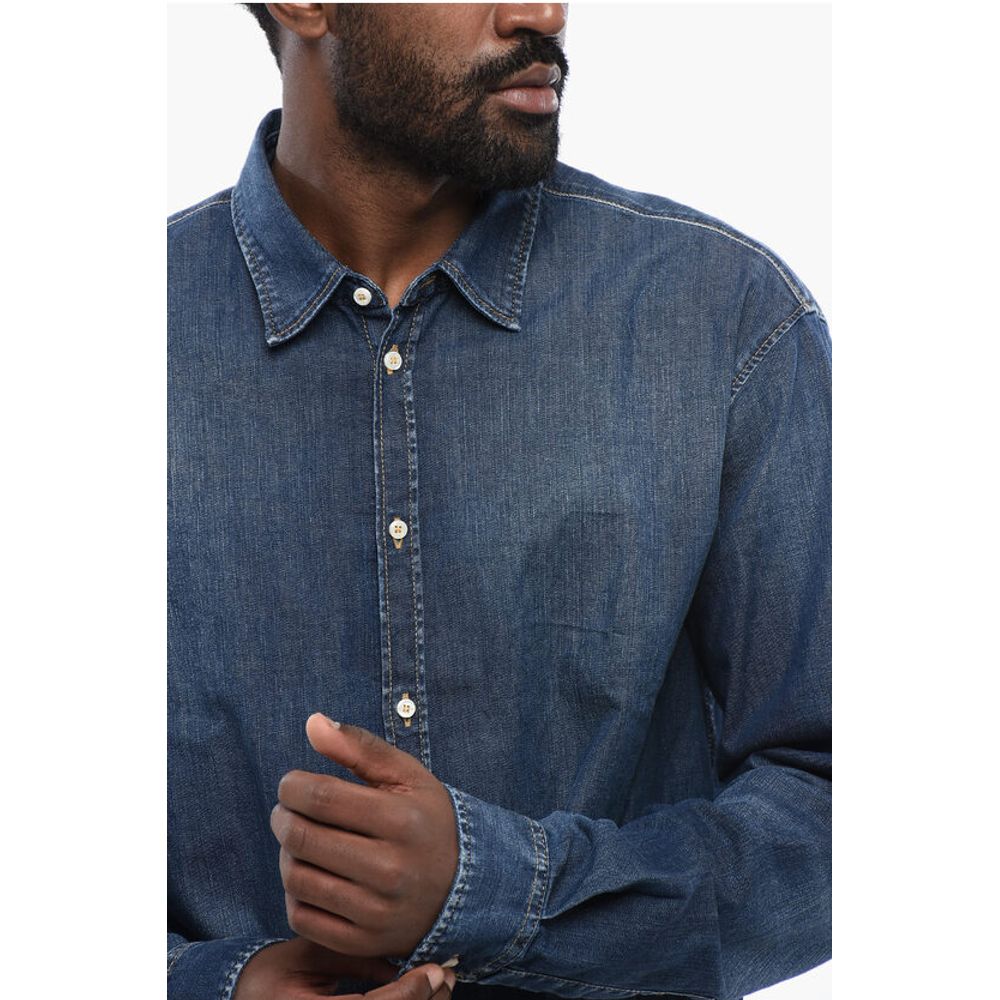 Dsquared² Chambray Relaxed Fit Shirt