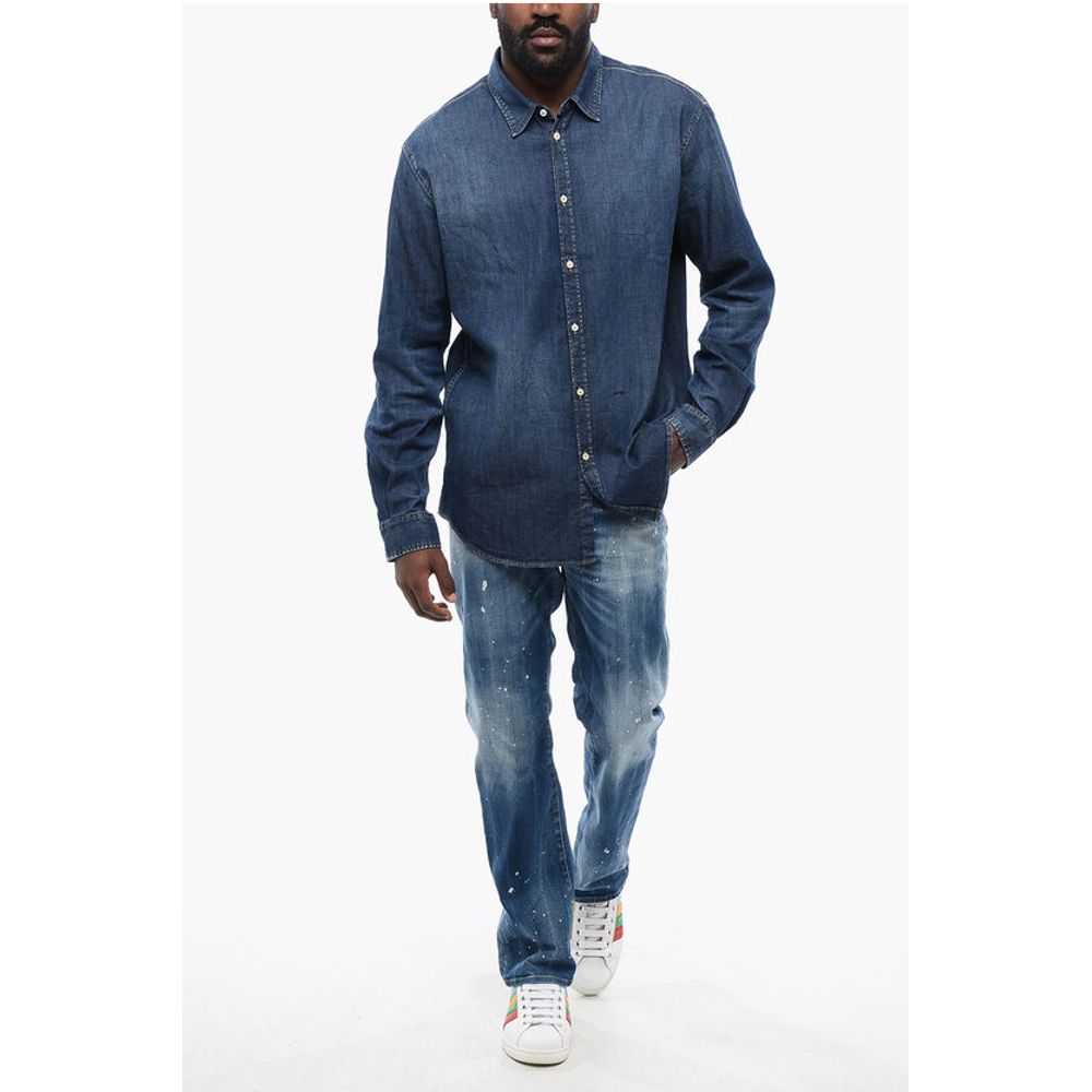 Dsquared² Chambray Relaxed Fit Shirt