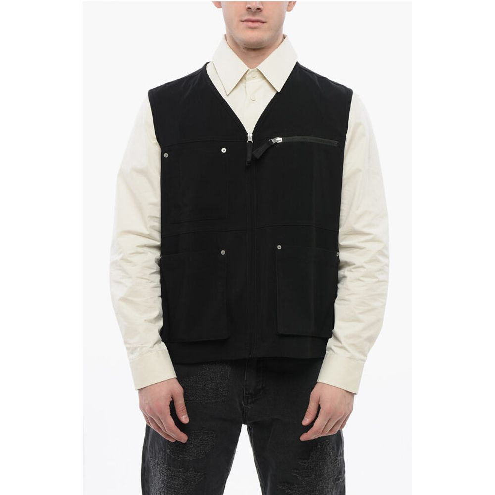 Maison Margiela MM6 Utility Vest With Zip Closure