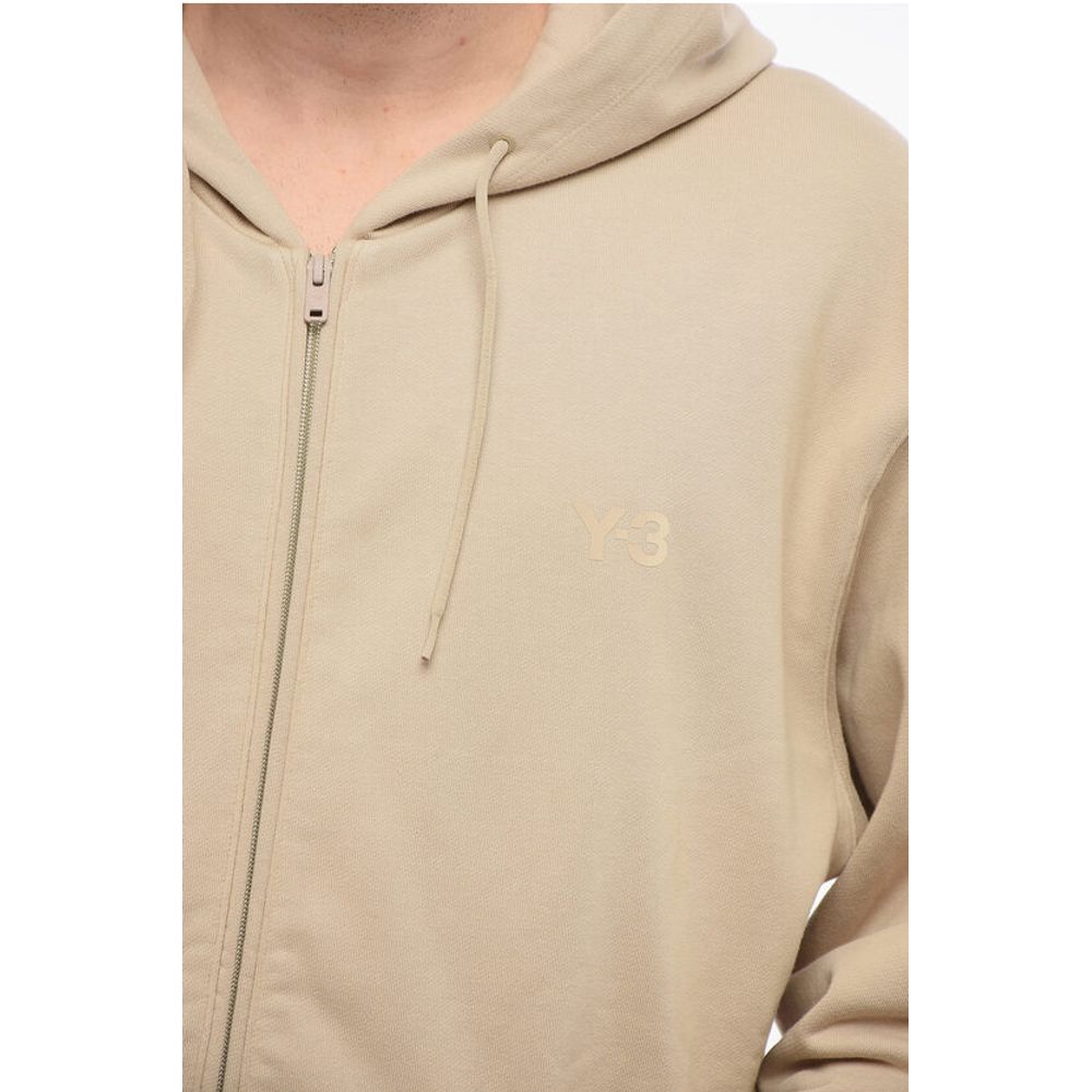 Y-3 Zip-up Hoodie with Ton sur Ton Logo