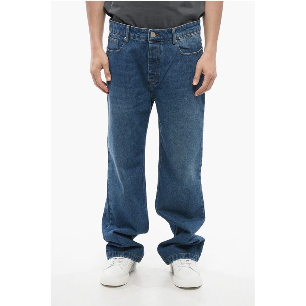 Ami Alexandre Mattiussi Dark Wash Straight Fit Denims 24cm