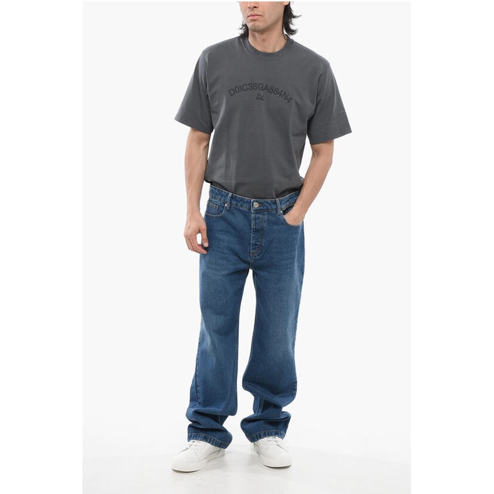 Ami Alexandre Mattiussi Dark Wash Straight Fit Denims 24cm