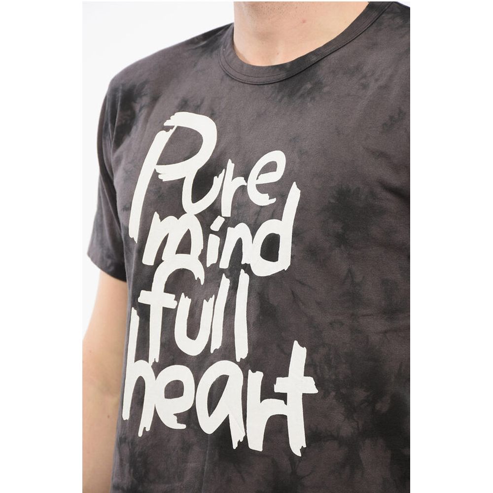 Comme Des Garçons Crew Neck PURE MIND Tie Dye Cotton T-Shirt