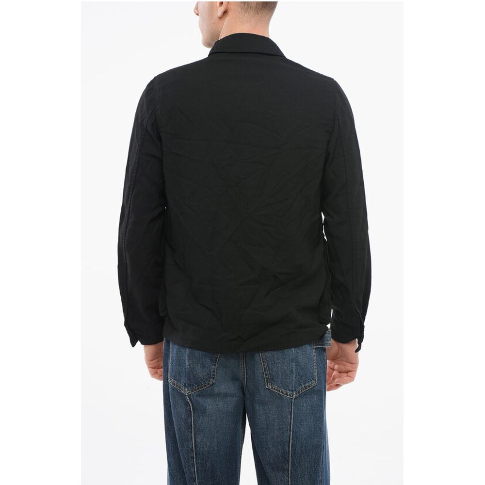 Comme Des Garçons BLACK Multipocketed Overshirt with Front Zip