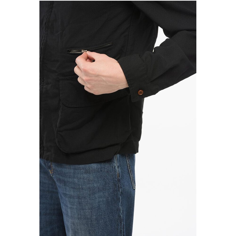 Comme Des Garçons BLACK Multipocketed Overshirt with Front Zip