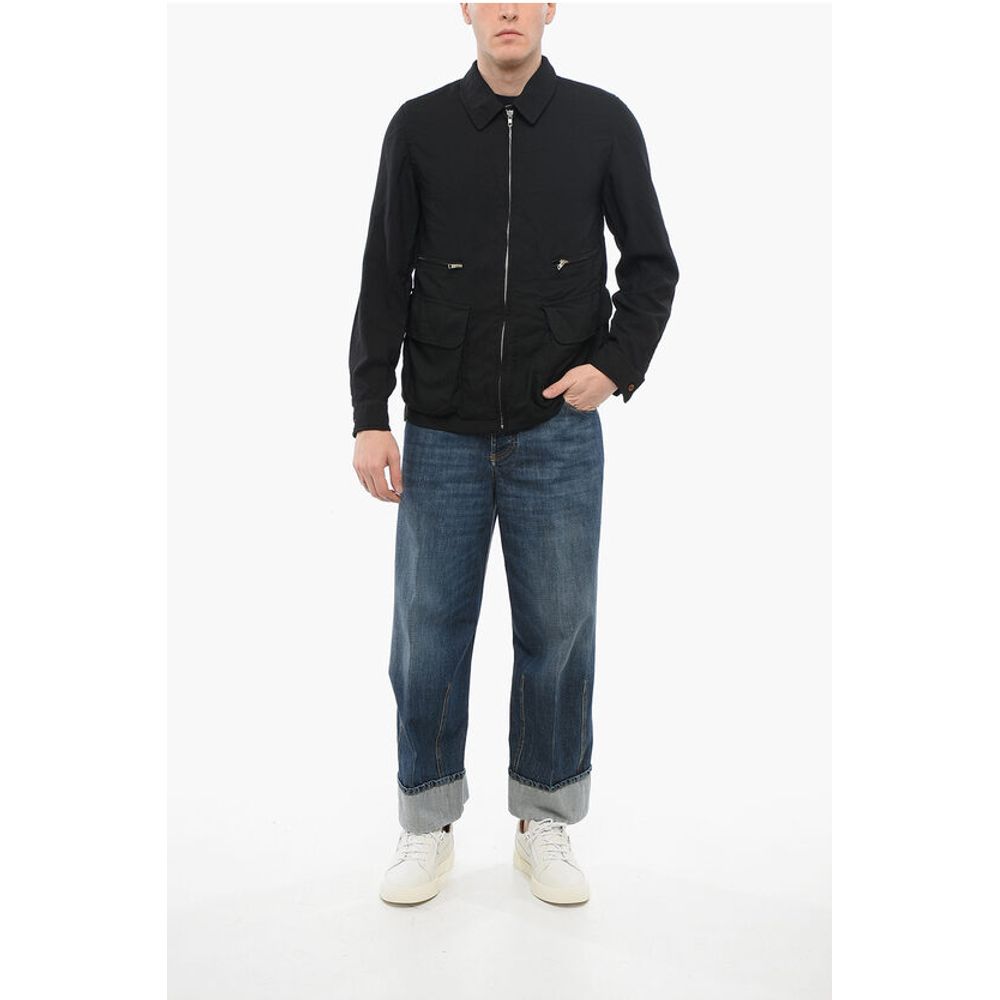 Comme Des Garçons BLACK Multipocketed Overshirt with Front Zip