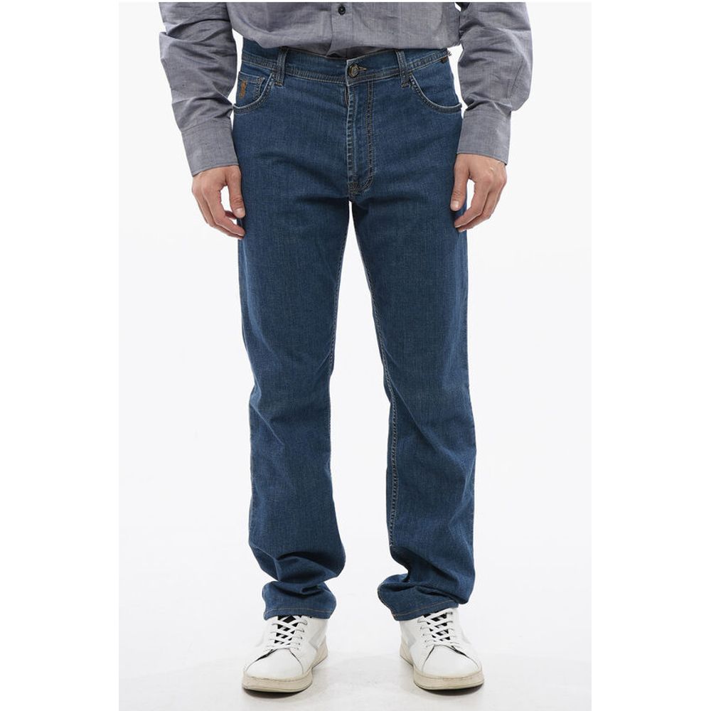Corneliani ID Stretch Cotton Regular Fit Denims 20 cm