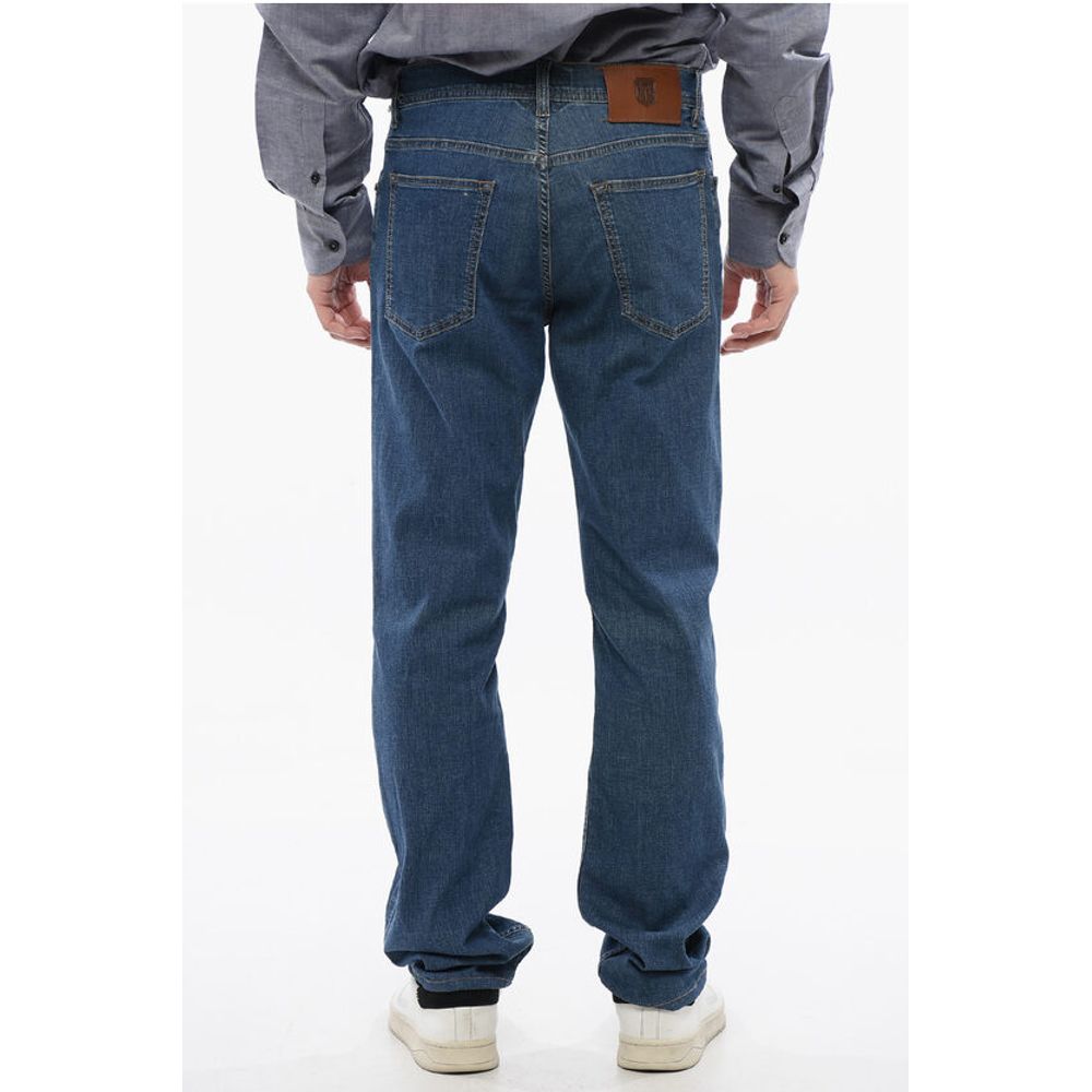 Corneliani ID Stretch Cotton Regular Fit Denims 20 cm