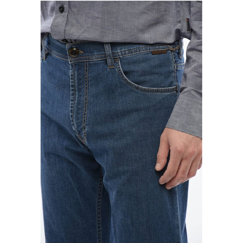 Corneliani ID Stretch Cotton Regular Fit Denims 20 cm