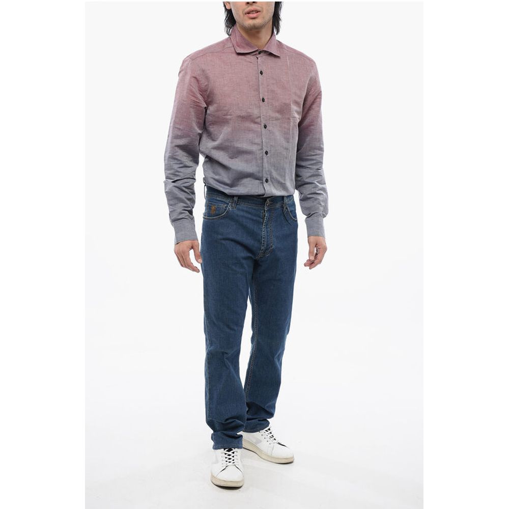 Corneliani ID Stretch Cotton Regular Fit Denims 20 cm