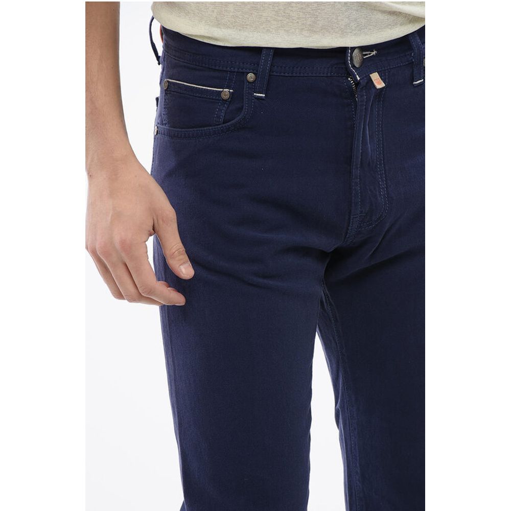 Corneliani ID Stretch Cotton Regular Fit Denims 19 cm