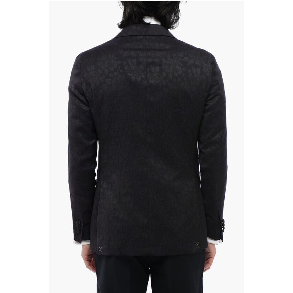 Corneliani CC COLLECTION Double-breasted CERIMONIA REWARD Jacquard Blaz