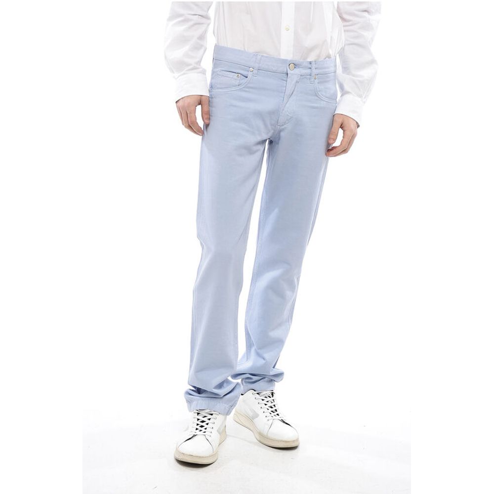 Corneliani ID Linen and Cotton-blended Pants