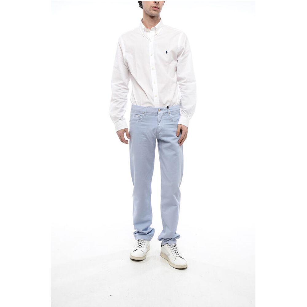 Corneliani ID Linen and Cotton-blended Pants