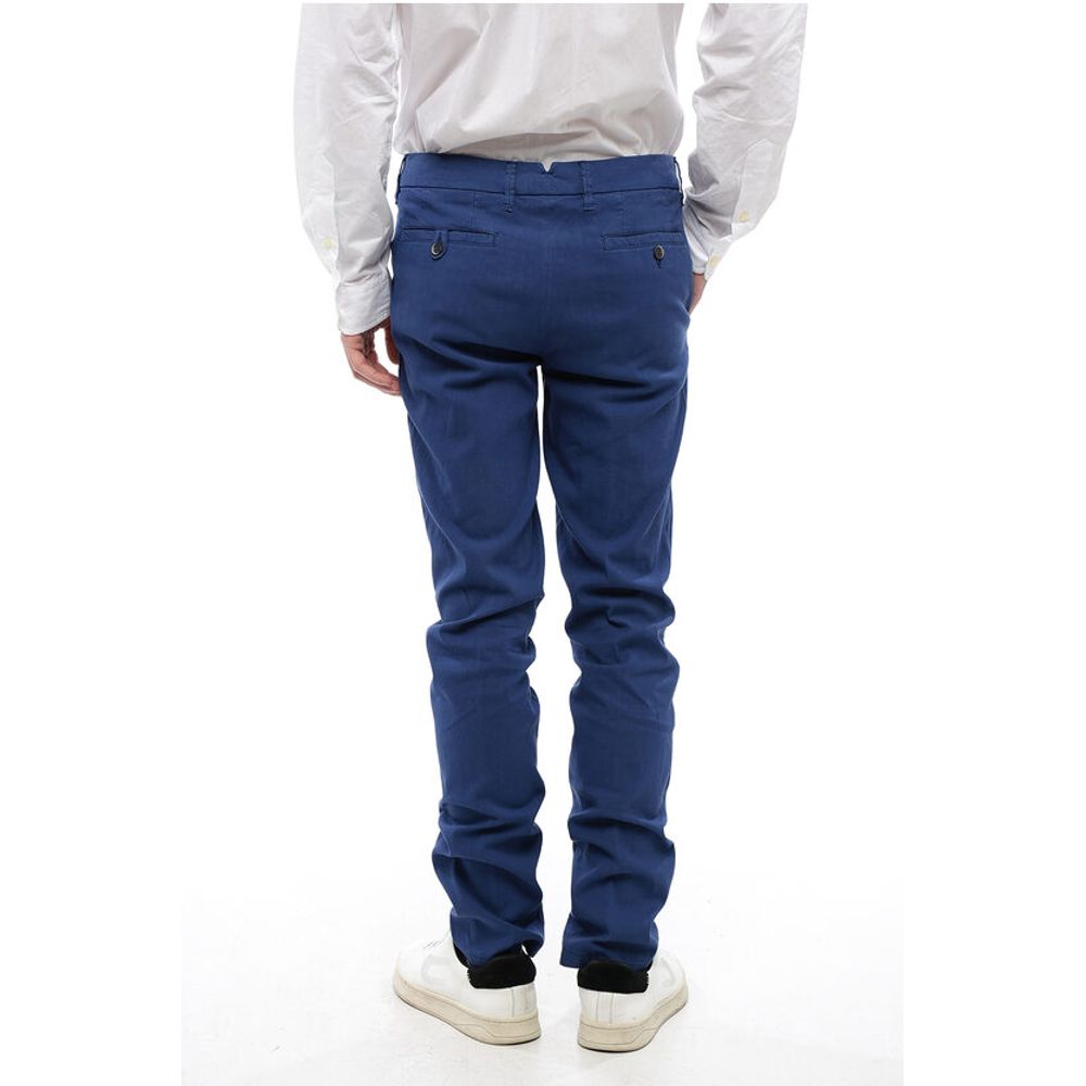 Corneliani ID Linen and Cotton-blended Pants