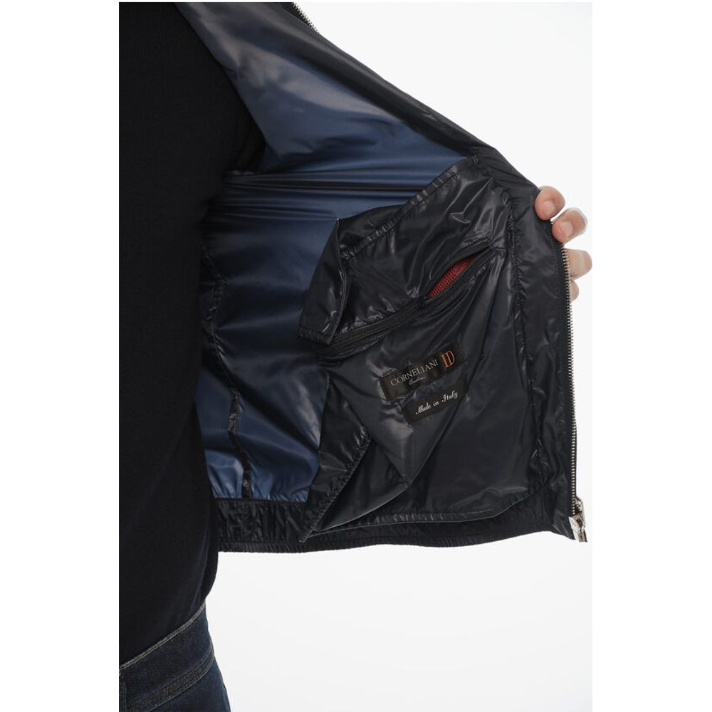 Corneliani ID Nylon Hooded Windbreaker with Front Zip