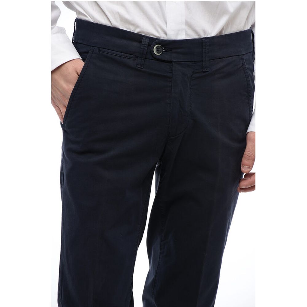 Corneliani ID Cotton Blend Slim Fit Chinos Pants