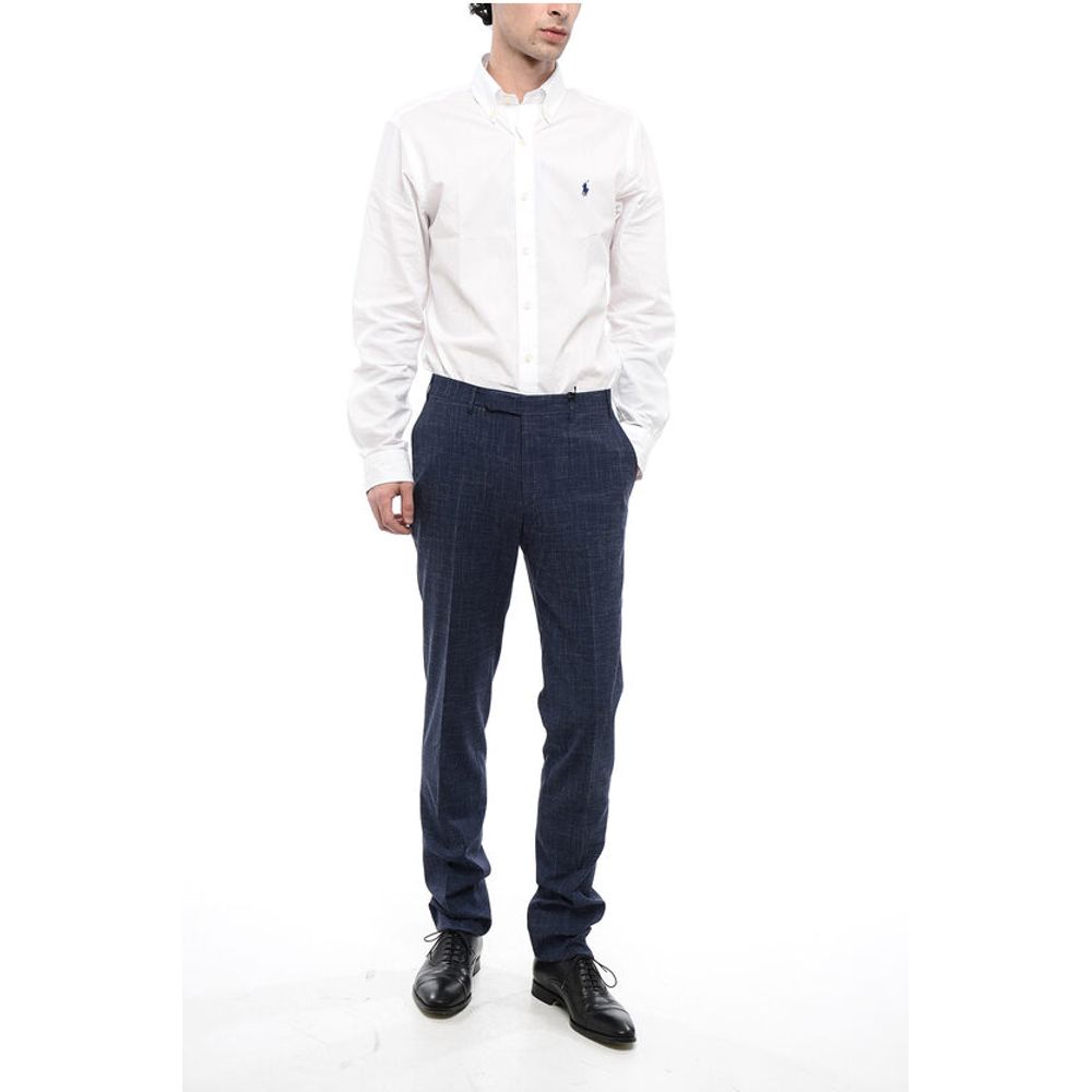 Corneliani CC COLLECTION 4-Pocketed RIGHT Silk Blend Pants