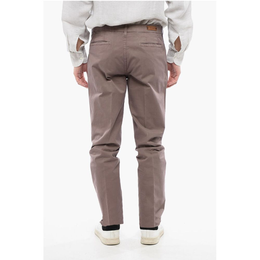 Corneliani Cotton Washed-Effect Chinos Pants
