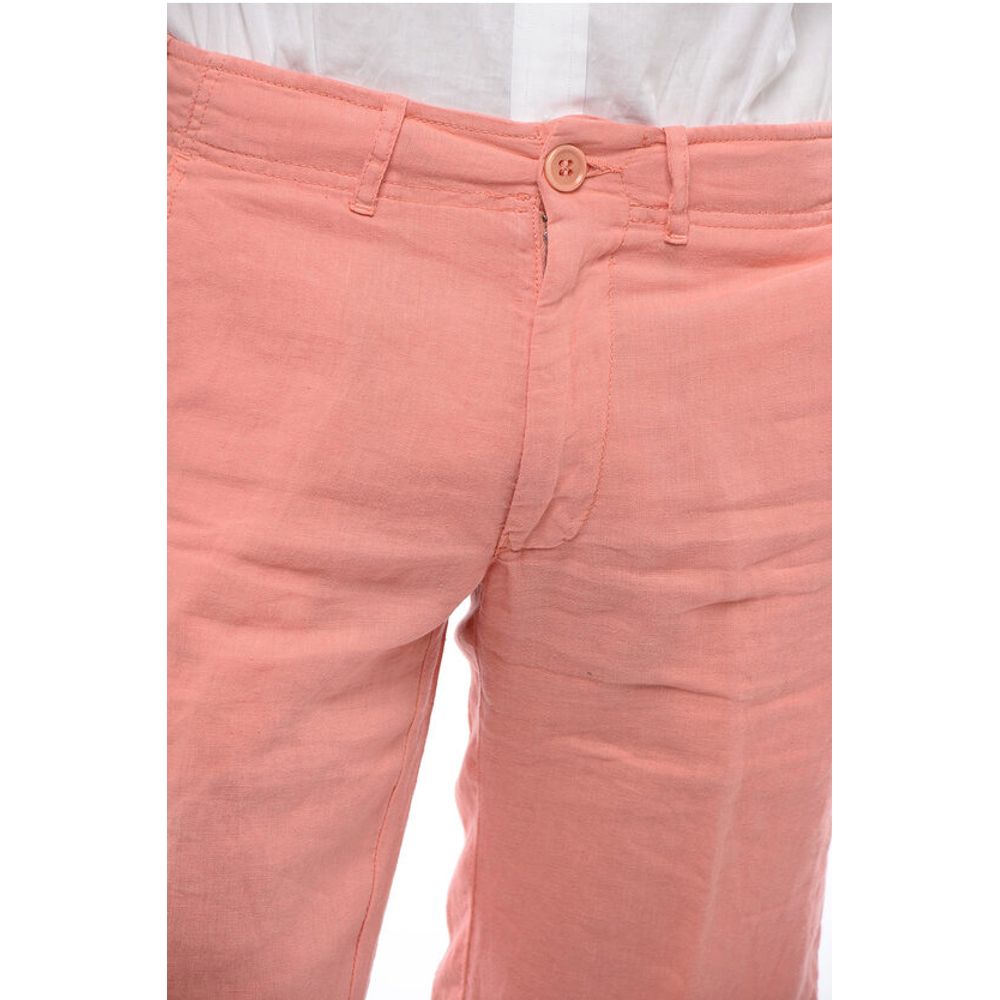 Corneliani Linen Shorts with Drawstring