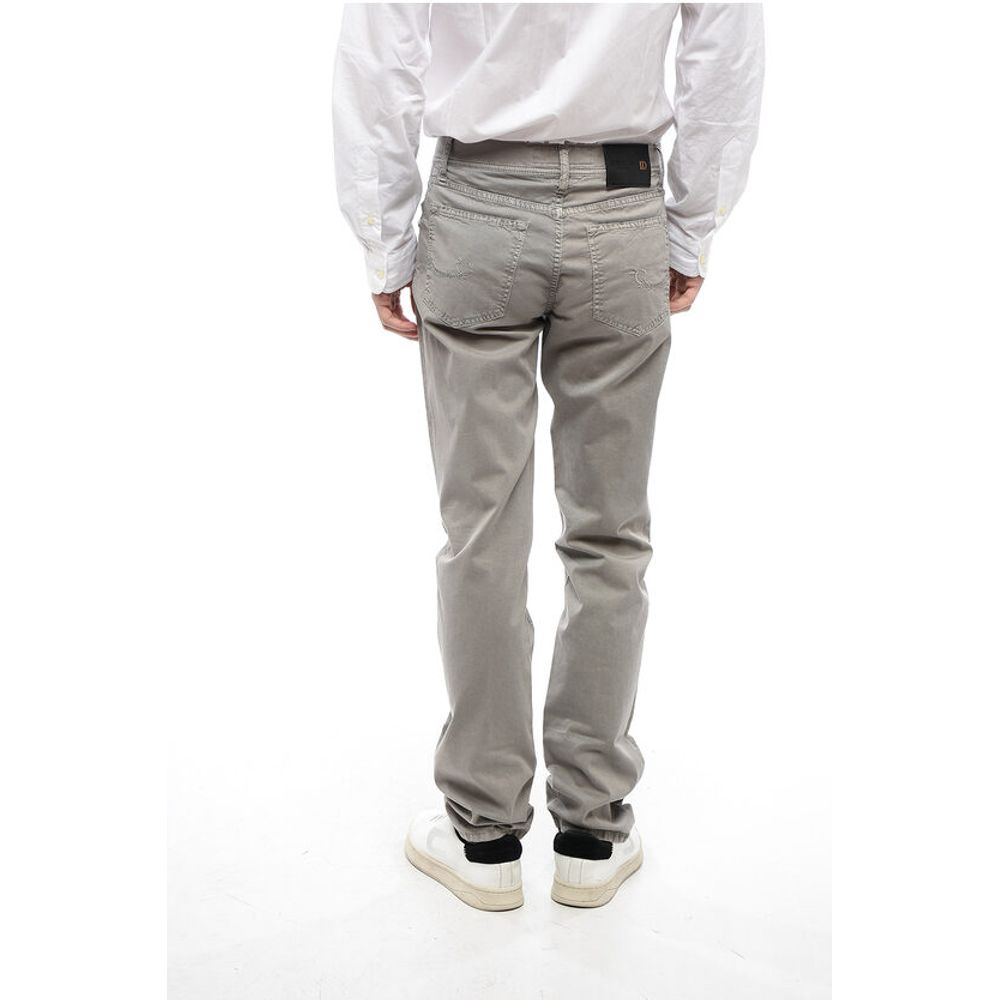 Corneliani Cotton Washed- Effect Pants