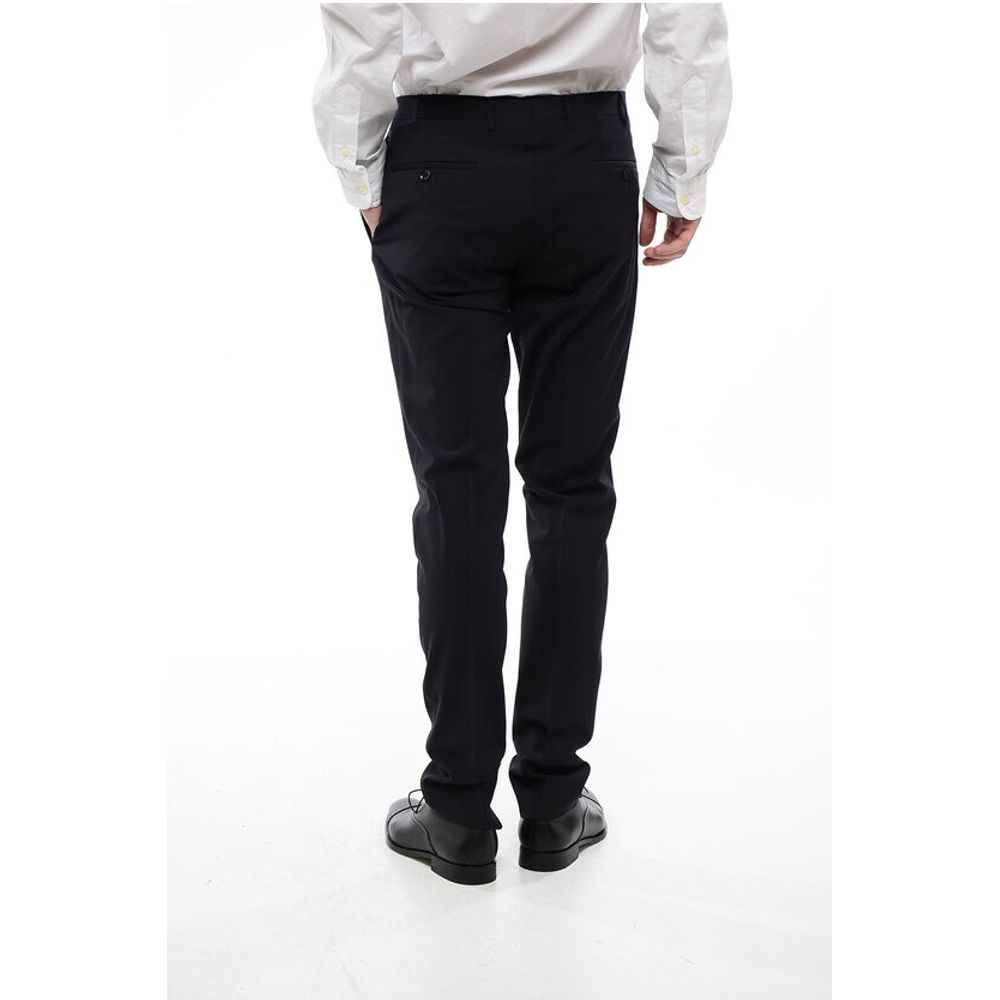 Corneliani CC COLLECTION Wool Slim Fit Chino Pants
