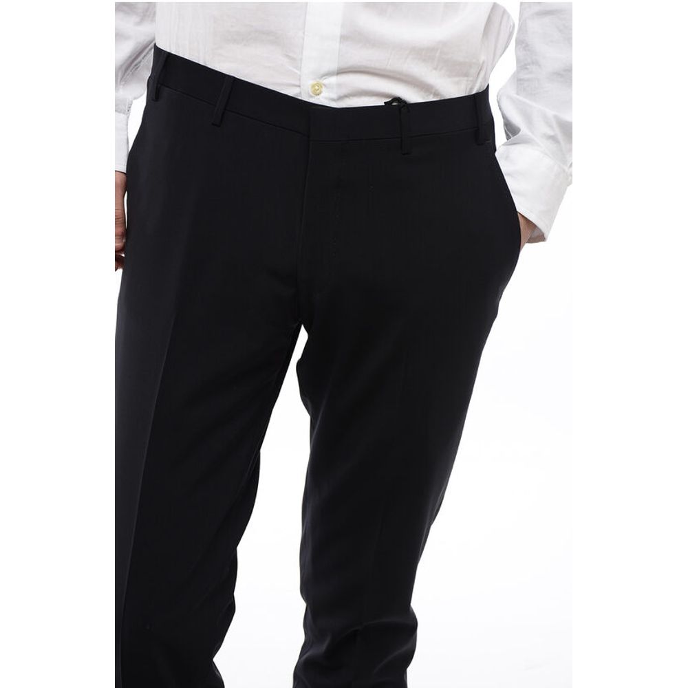 Corneliani CC COLLECTION Wool Slim Fit Chino Pants