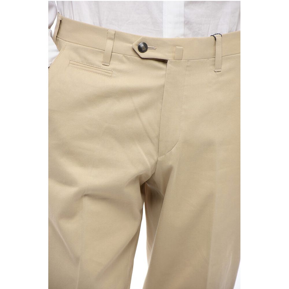 Corneliani Slim Fit Chino Pants With Zip Pockets
