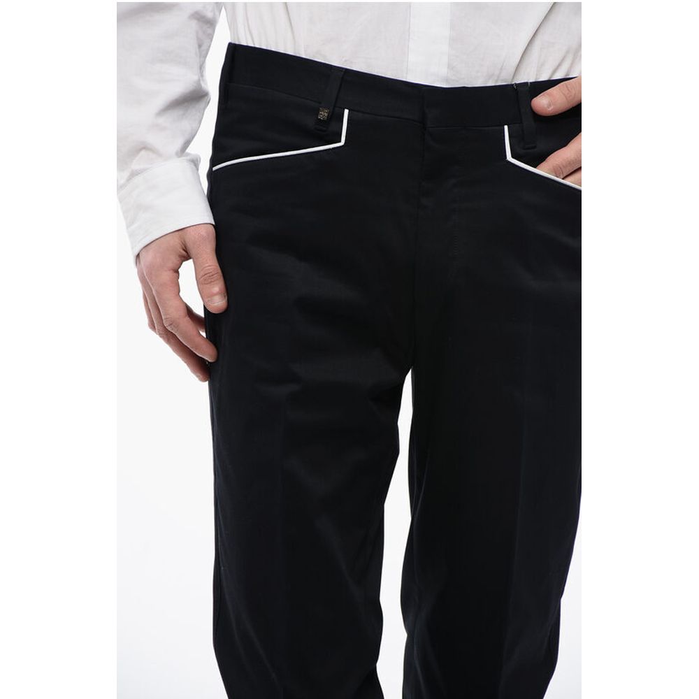Corneliani LEADER Pants with Contrasting Detailing