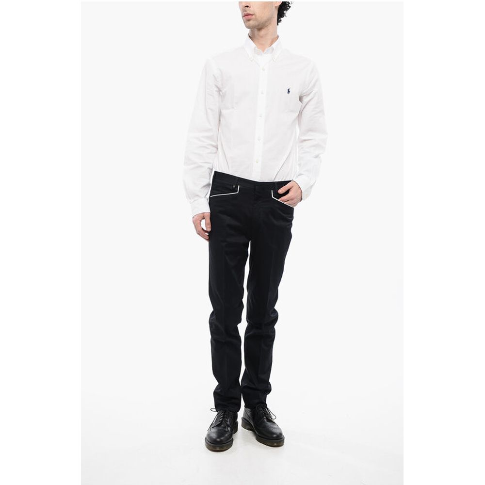Corneliani LEADER Pants with Contrasting Detailing