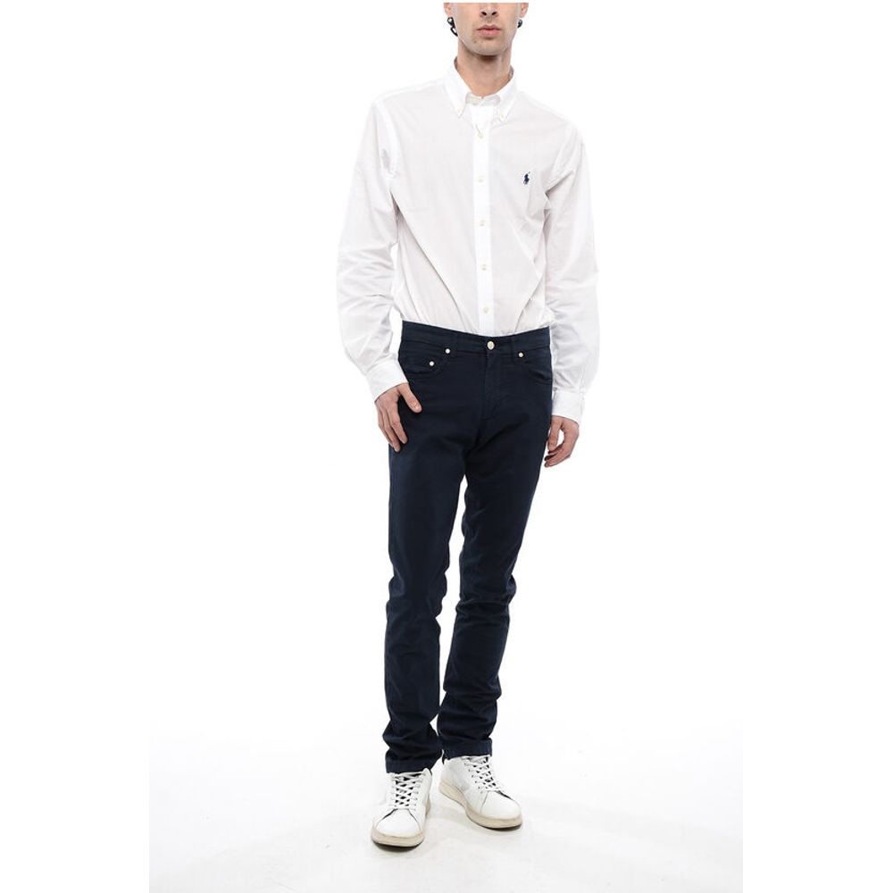 Corneliani ID Chino Pants with Suede Patch