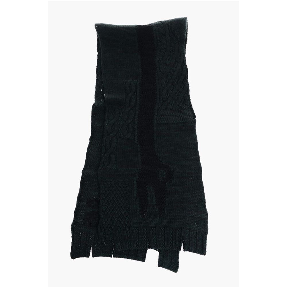 Maison Margiela MM6 Braided Wool Blend Scarf