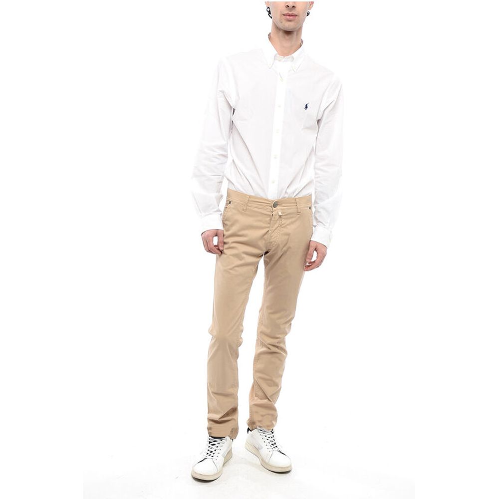 Corneliani ID 5-Pocketed Stretch Cotton Pants with Belt Loops