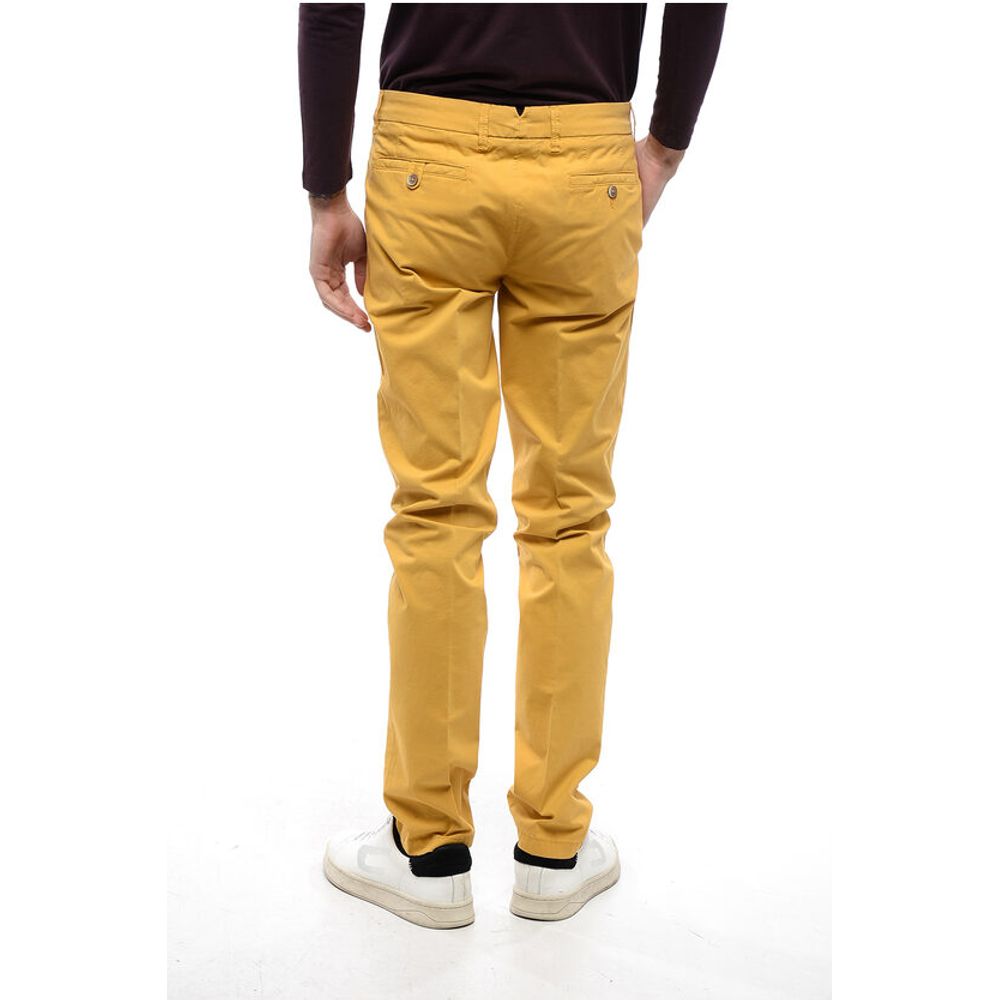 Corneliani ID Stretch Cotton Chinos Pants with Belt Loops