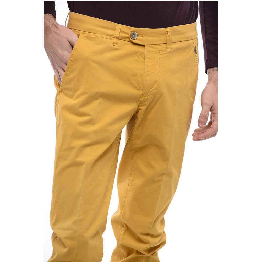 Corneliani ID Stretch Cotton Chinos Pants with Belt Loops