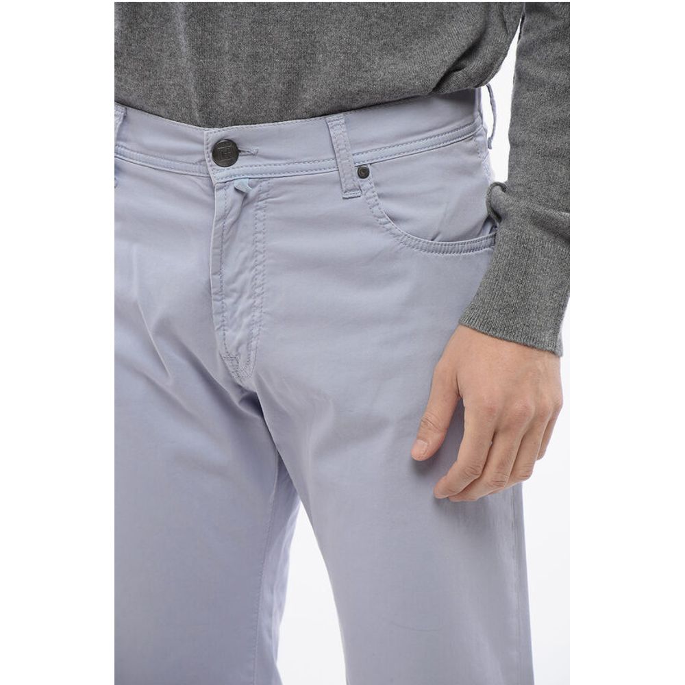 Corneliani ID 5-Pocketed Stretch Cotton Pants with Belt Loops