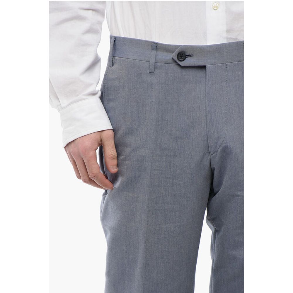 Corneliani CC COLLECTION 4-Pocketed Pique Cotton Pants